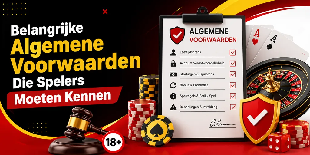 Belangrijke Algemene Voorwaarden Die Spelers Moeten Kennen