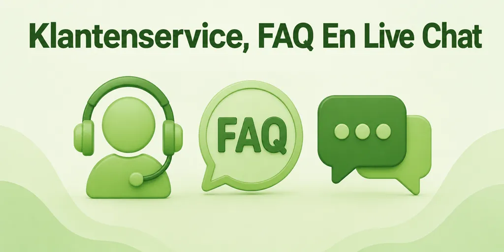 Klantenservice, FAQ En Live Chat