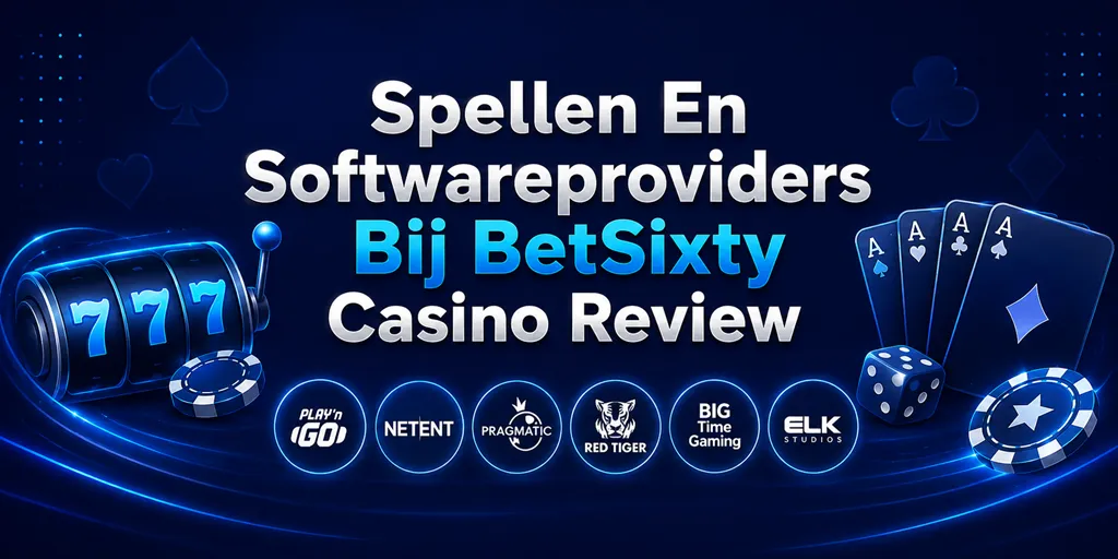 Spellen En Softwareproviders Bij BetSixty Casino Review