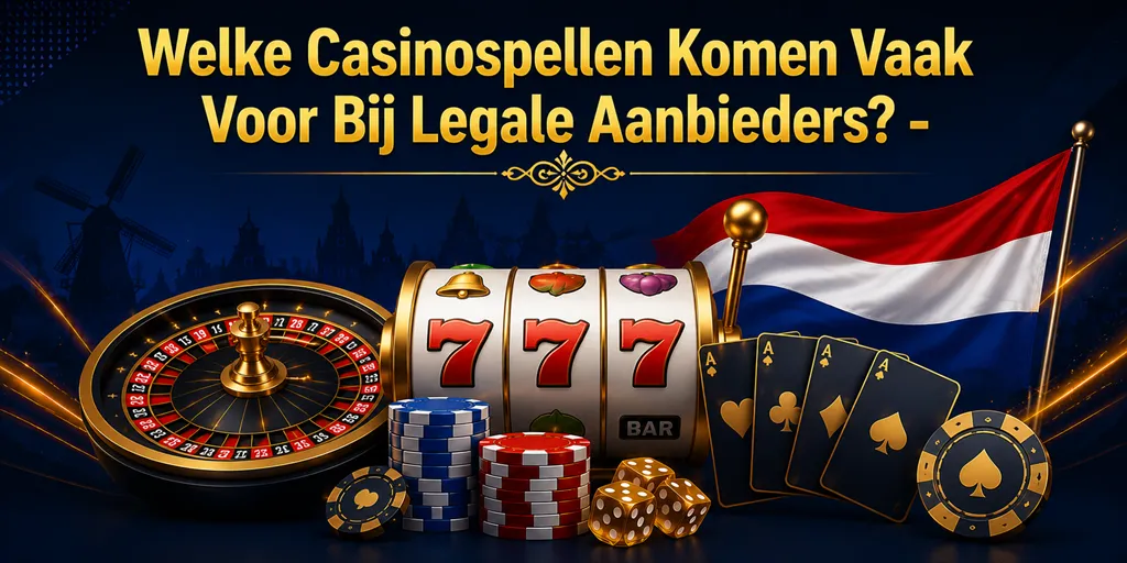 Welke Casinospellen Komen Vaak Voor Bij Legale Aanbieders?