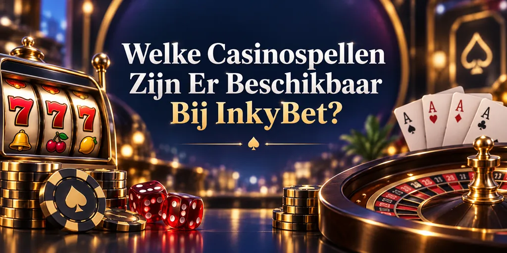 Welke Casinospellen Zijn Er Beschikbaar Bij InkyBet?