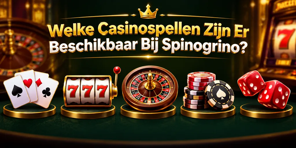 Welke Casinospellen Zijn Er Beschikbaar Bij Spinogrino?