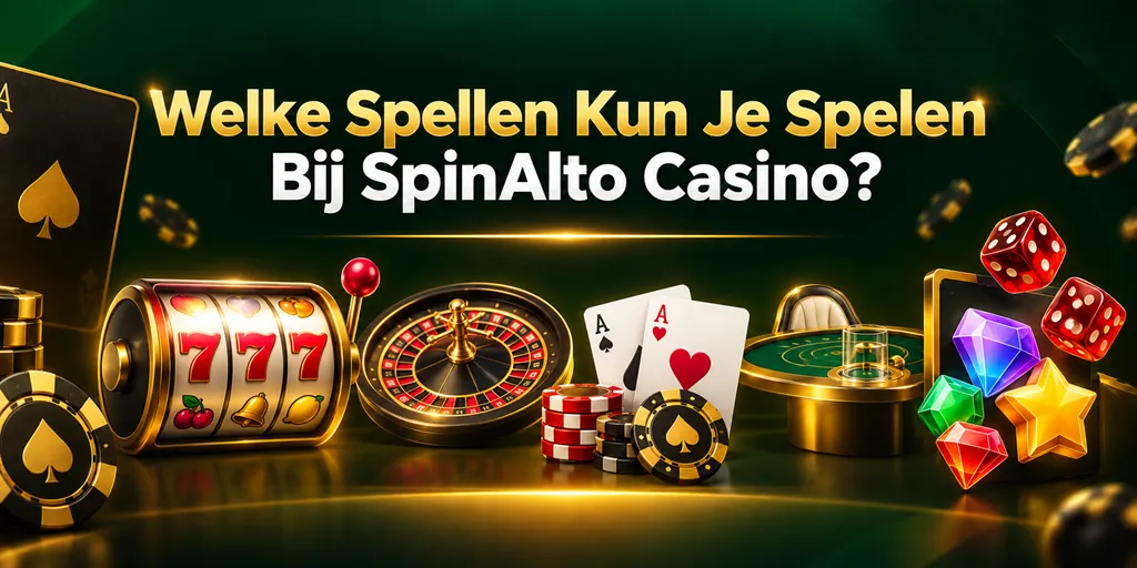 Welke Spellen Kun Je Spelen Bij SpinAlto Casino?